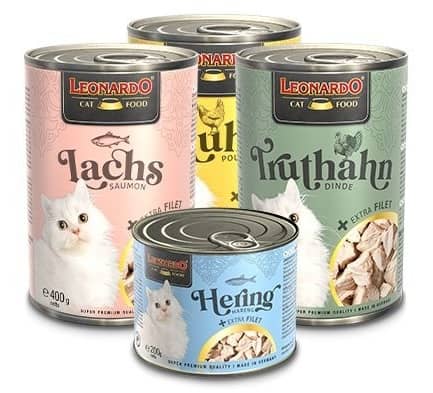 konzervy pro kočky leonardo extra filet